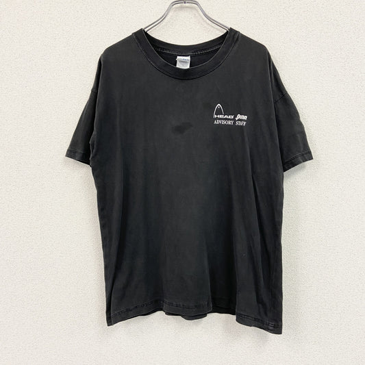 GILDAN　ギルダン　半袖プリントＴシャツ　黒　ブラック　XLサイズ