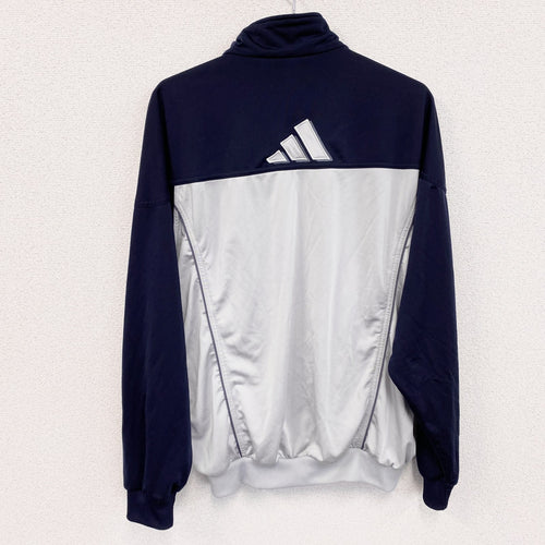 90s　adidas　アディダス　トラックジャケット/ジャージ　ヴィンテージ　紺　ネイビー　XLサイズ