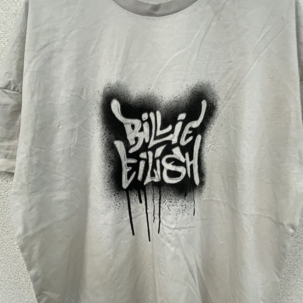 BILLIEEILISH　ビリー アイリッシュ　半袖プリントTシャツ　白　ホワイト　Lサイズ
