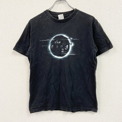 ALSTYLE　アルスタイル　半袖ムービープリントＴシャツ　ザ・リング 2　ホラー映画　黒　ブラック　Sサイズ　古着