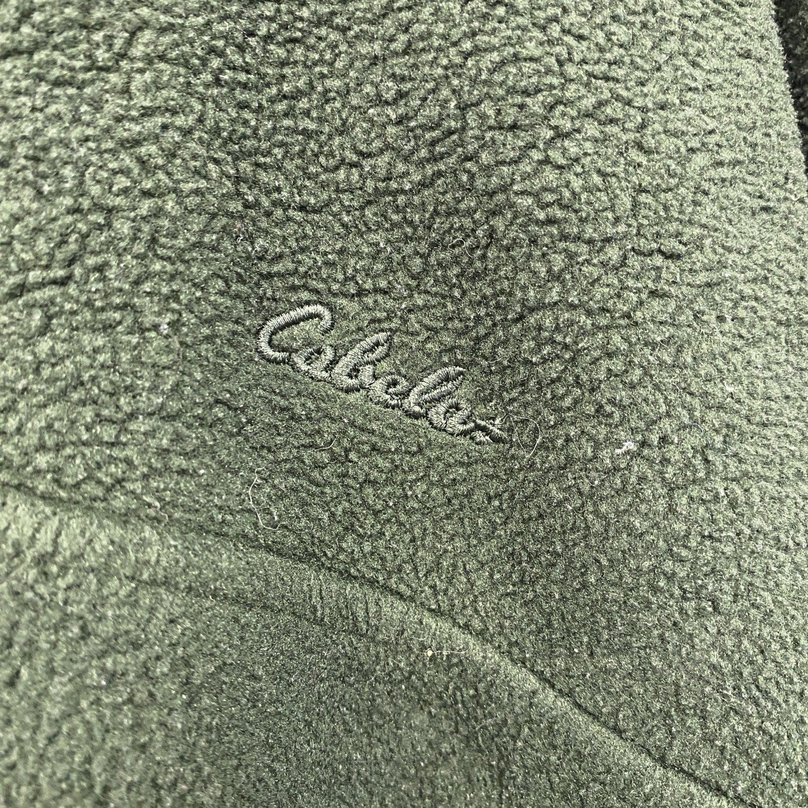 Cabela’ｓ　カベラス　ハーフボタンフリースプルオーバー　グリーン　XLサイズ
