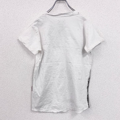 NO:1 FAN　半袖音楽プリントTシャツ　ジャスティンビーバー　白　ホワイト　6-8サイズ