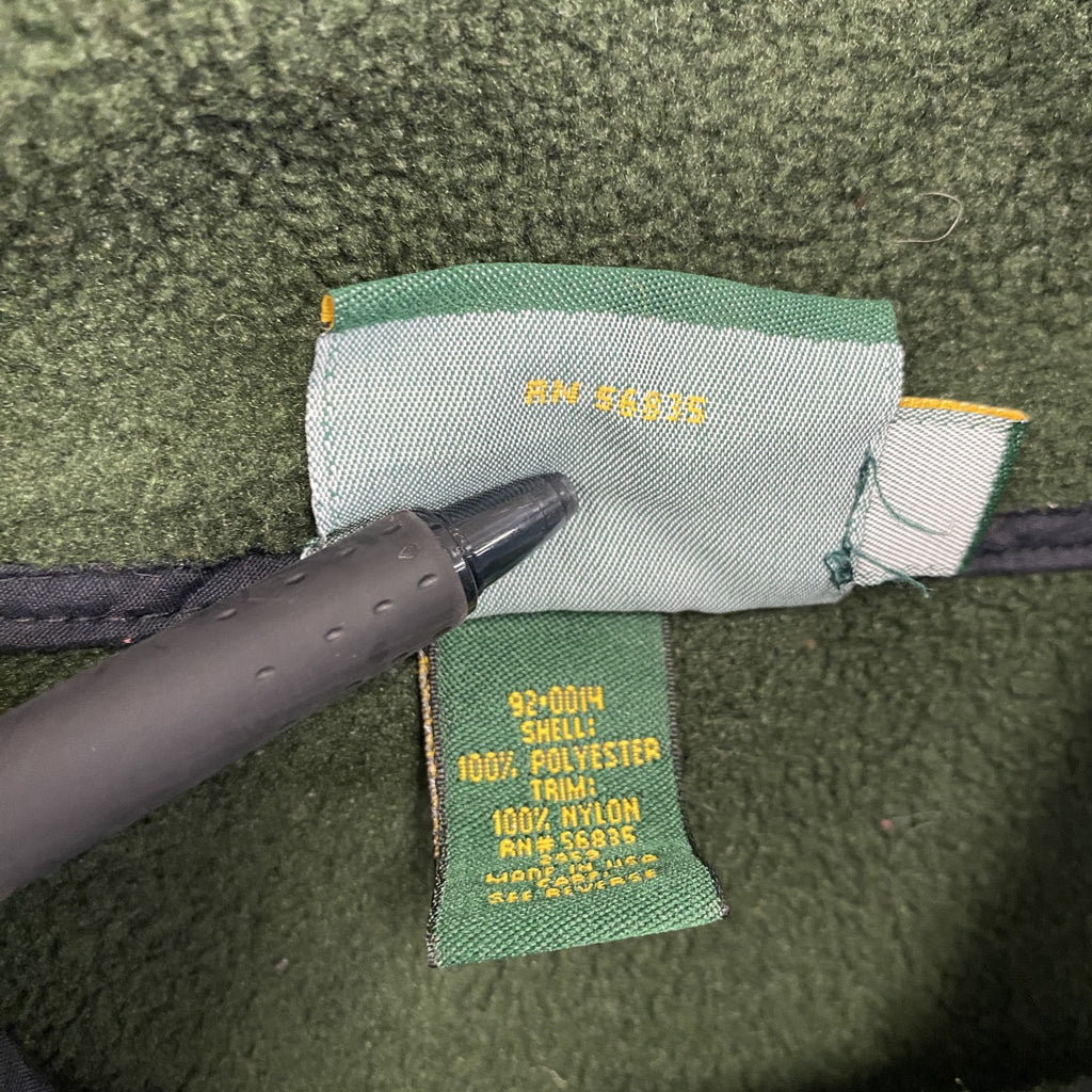 Cabela’ｓ　カベラス　ハーフボタンフリースプルオーバー　グリーン　XLサイズ