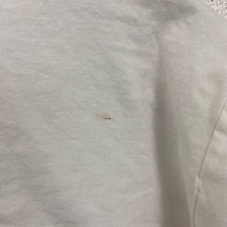 NO:1 FAN　半袖音楽プリントTシャツ　ジャスティンビーバー　白　ホワイト　6-8サイズ