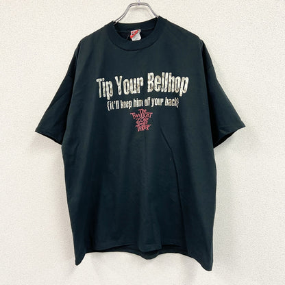 MICKEY,INC　半袖プリントＴシャツ　タワー・オブ・テラー　黒　ブラック　XLサイズ