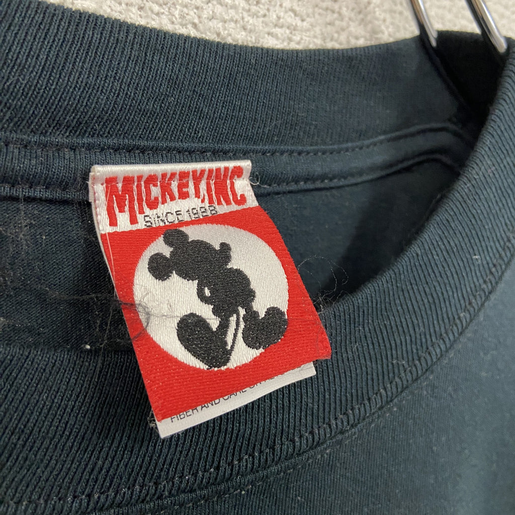 MICKEY,INC　半袖プリントＴシャツ　タワー・オブ・テラー　黒　ブラック　XLサイズ