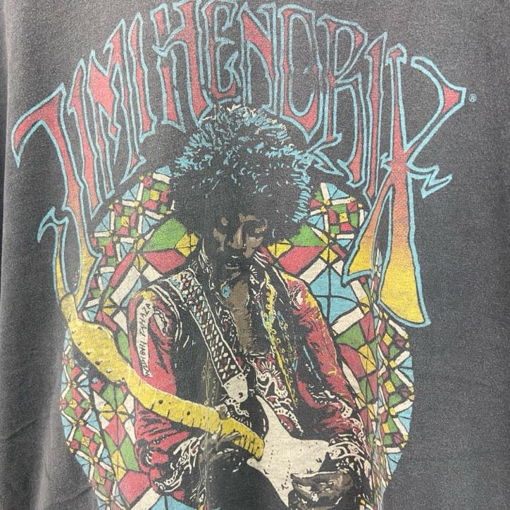 AUTHENTIC HENDRIX　半袖音楽プリントTシャツ　ジミヘンドリックス　グレー　8サイズ