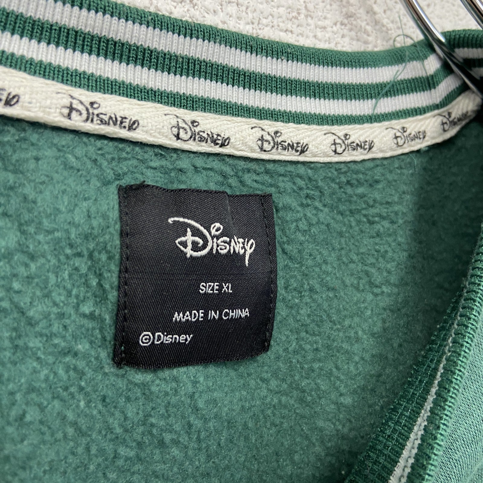 Disney　ディズニー　ミッキーマウス　スウェット/トレーナー　緑　グリーン　XLサイズ