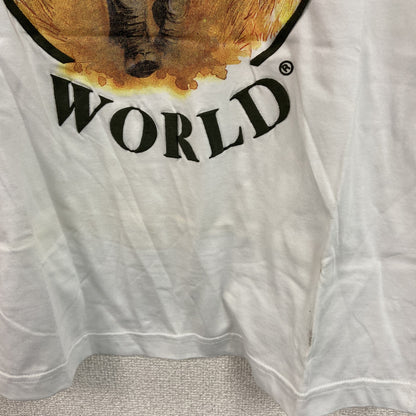 HUNTING WORLD　ハンティングワールド　半袖プリントＴシャツ　白　ホワイト　Lサイズ