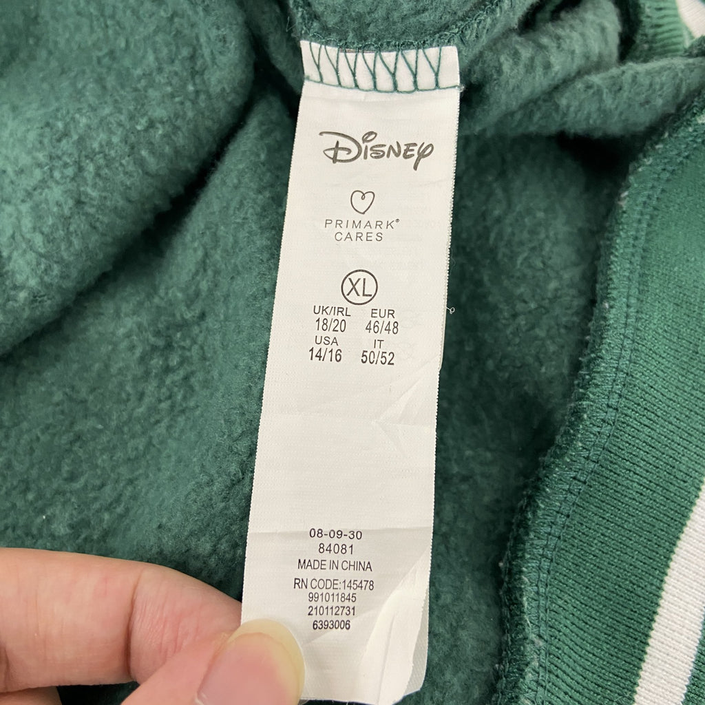 Disney　ディズニー　ミッキーマウス　スウェット/トレーナー　緑　グリーン　XLサイズ