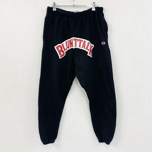 Champion　チャンピオン　リバースウィーブ　スウェットパンツ　アーチプリント　黒　ブラック　Lサイズ