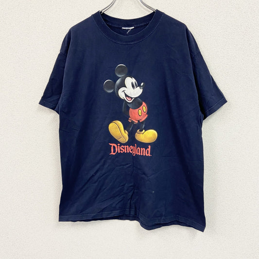 半袖プリントＴシャツ　Mikey Mouse　ミッキーマウス　黒　ブラック