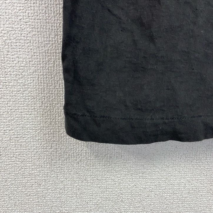 ART　アート　半袖プリントTシャツ　シングルステッチ　黒　ブラック