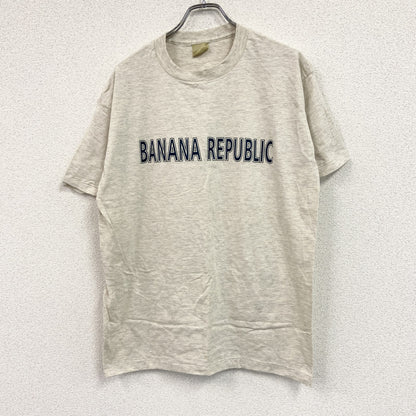BANANA REPUBLIC　バナナリパブリック　半袖プリントＴシャツ　シングルステッチ　ベージュ　Mサイズ