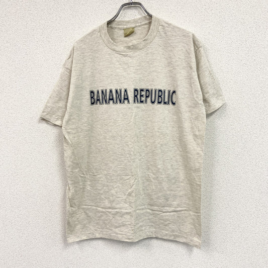 BANANA REPUBLIC　バナナリパブリック　半袖プリントＴシャツ　シングルステッチ　ベージュ　Mサイズ