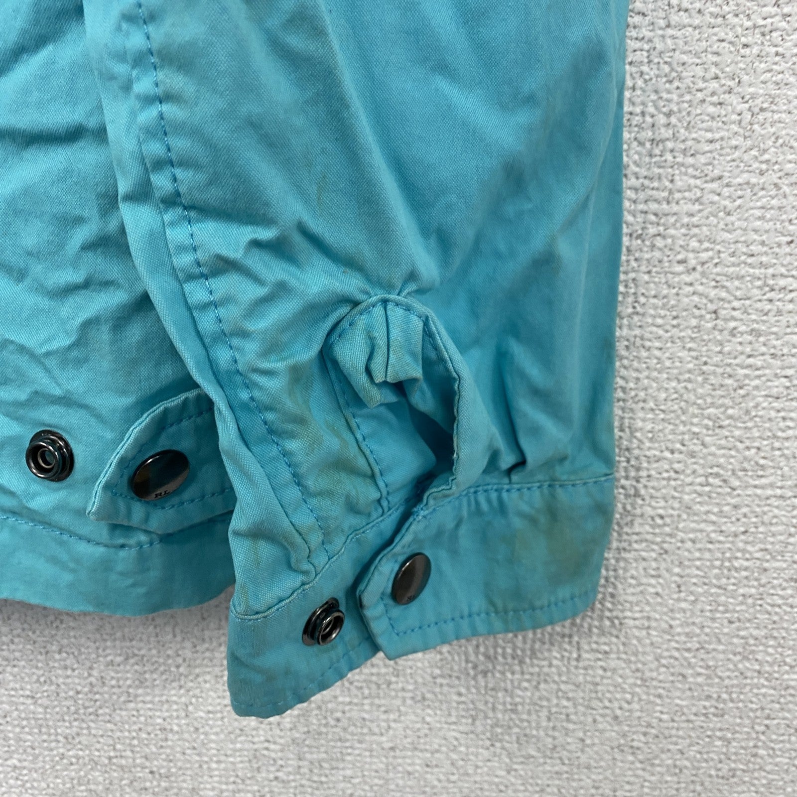Polo by Ralph Lauren　ラルフローレン　フルジップコットンパーカー　ブルゾン　ブルー　Lサイズ