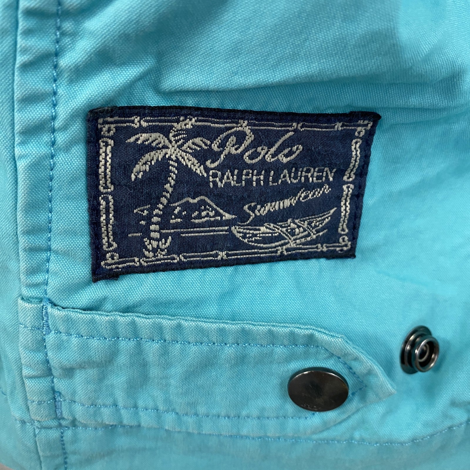 Polo by Ralph Lauren　ラルフローレン　フルジップコットンパーカー　ブルゾン　ブルー　Lサイズ