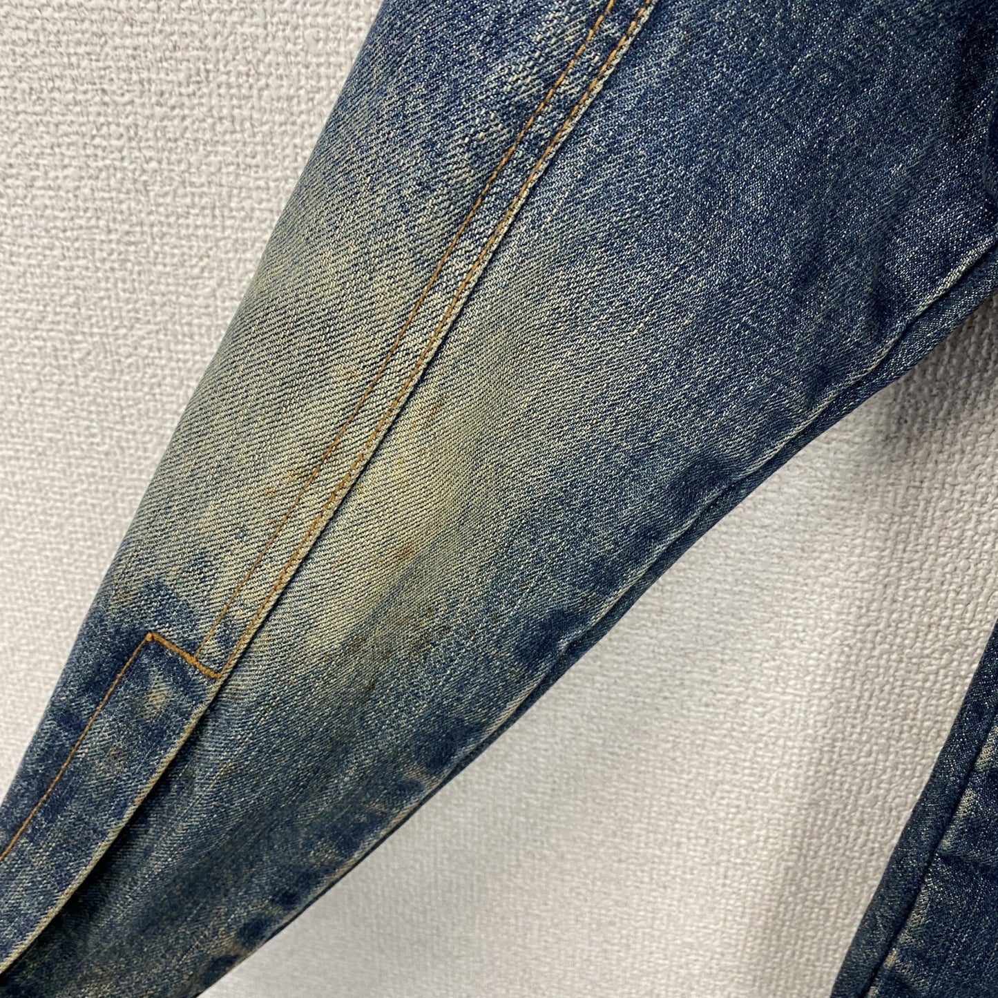Jackrose　ジャックローズ　デニムジャケット/Gジャン　ハードダメージ加工　縦落ち　インディゴ　3サイズ