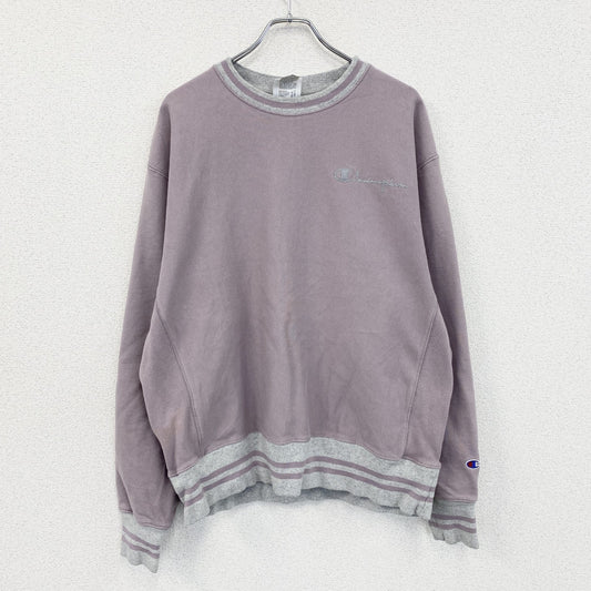Champion　チャンピオン　リバースウィーブ　スウェット/トレーナー　リブライン　ピンク　Lサイズ