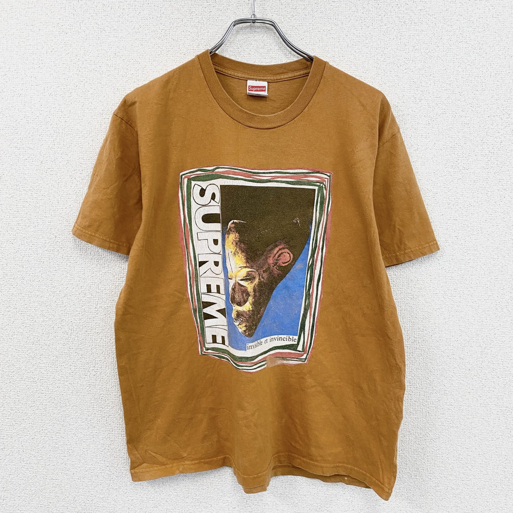 22SS　Supreme　シュプリーム　Mask T　半袖プリントTシャツ　オレンジ　Mサイズ