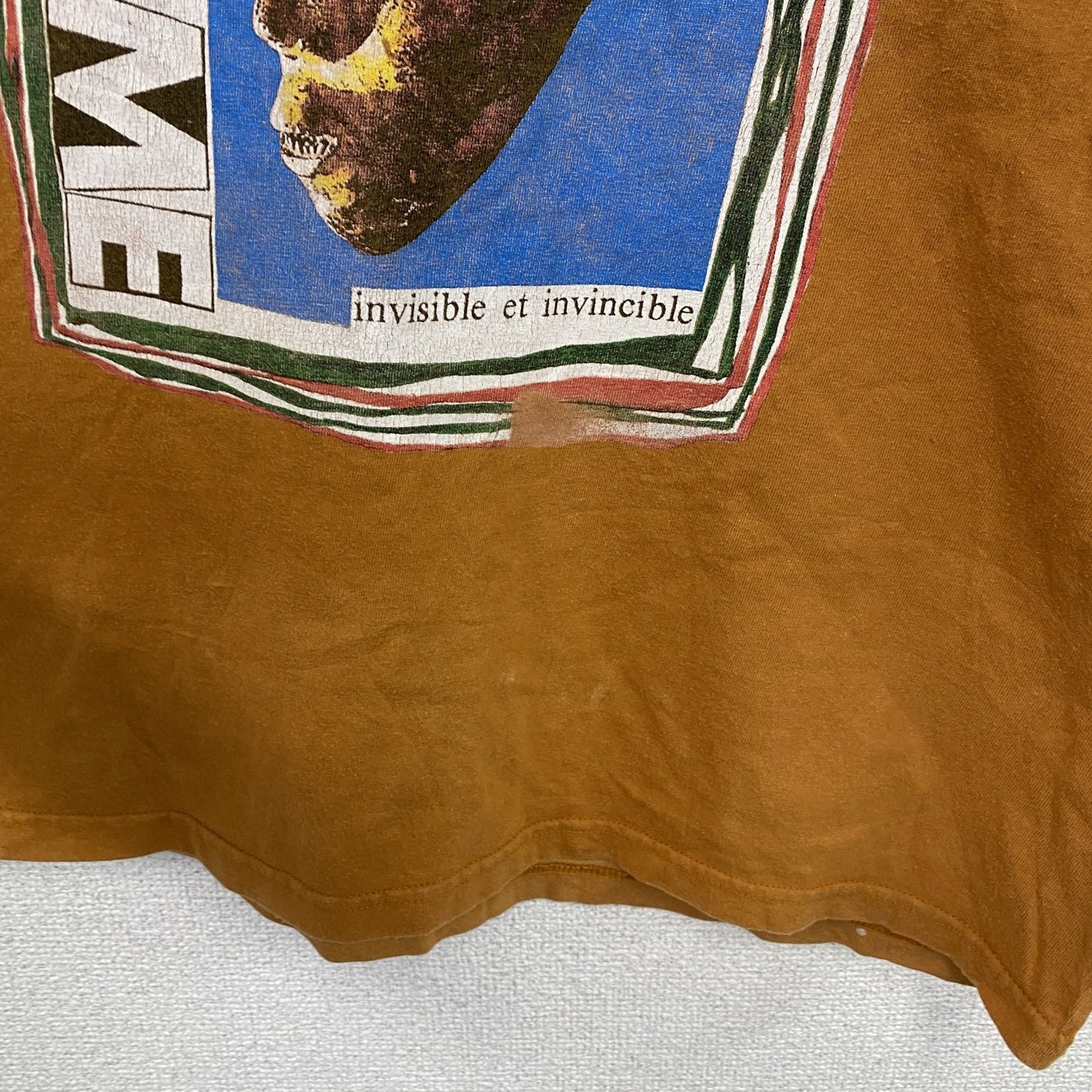 22SS　Supreme　シュプリーム　Mask T　半袖プリントTシャツ　オレンジ　Mサイズ
