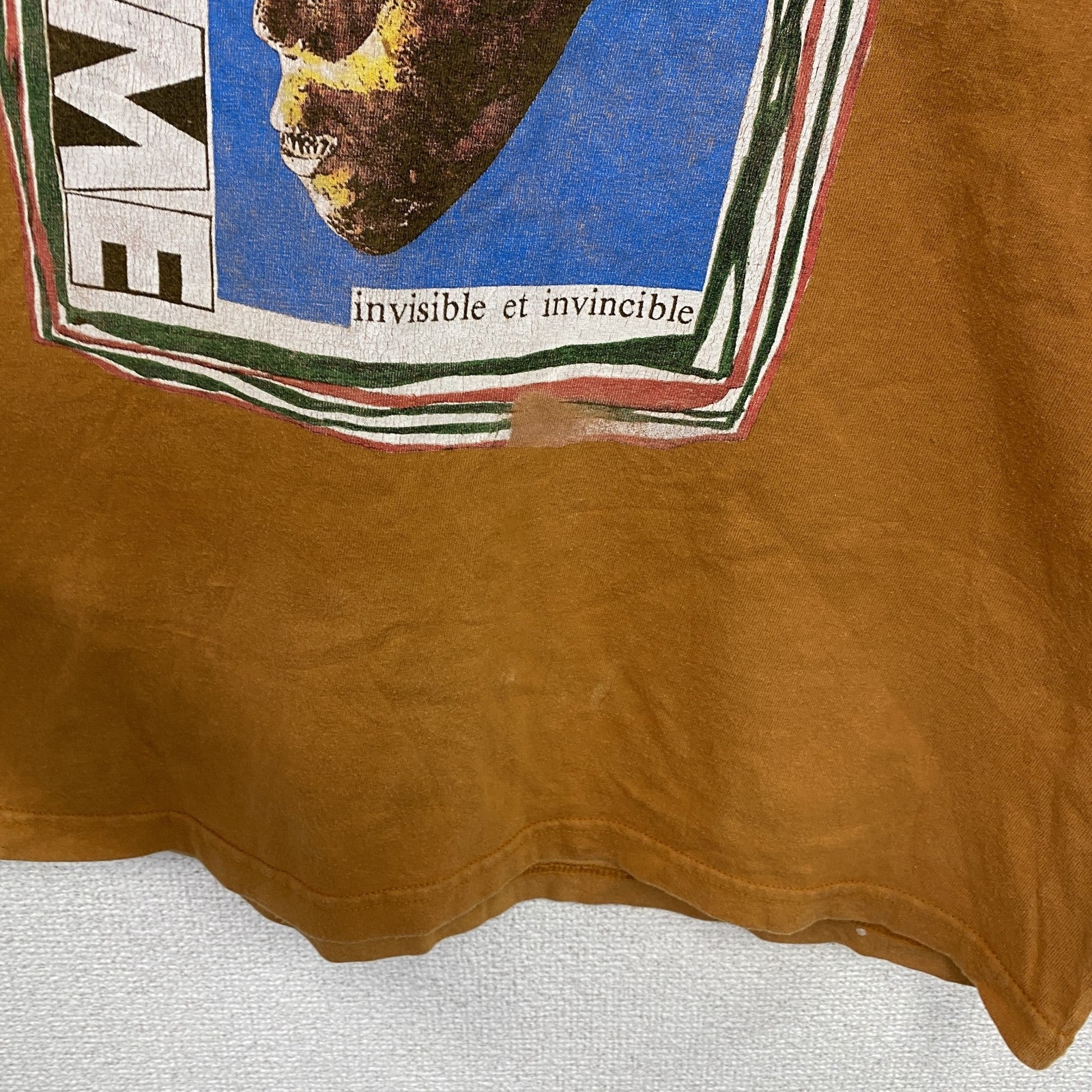 22SS　Supreme　シュプリーム　Mask T　半袖プリントTシャツ　オレンジ　Mサイズ