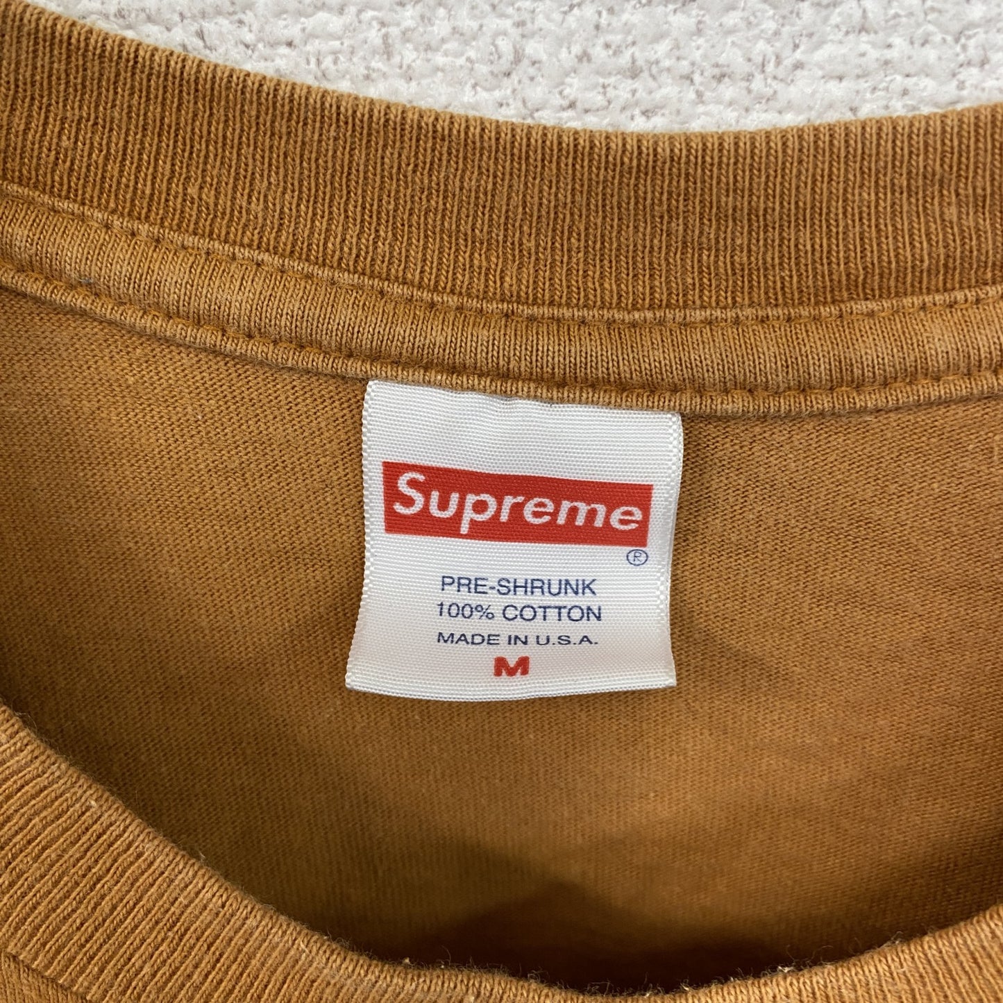 22SS　Supreme　シュプリーム　Mask T　半袖プリントTシャツ　オレンジ　Mサイズ