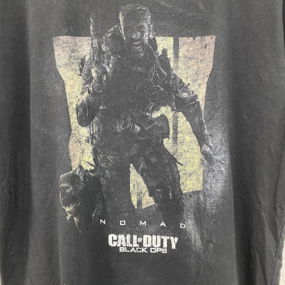 CALL of DUTY　半袖ゲームプリントTシャツ　ゲームT　サバゲー　黒　ブラック　XLサイズ