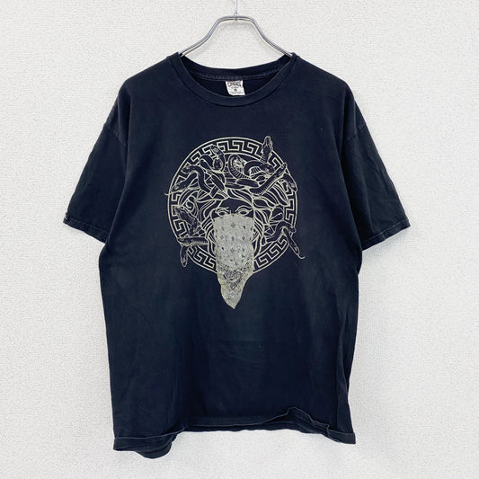 Crooks＆Castles　クルックス＆キャッスルズ　半袖プリントTシャツ　メデゥーサ　黒　ブラック　Lサイズ
