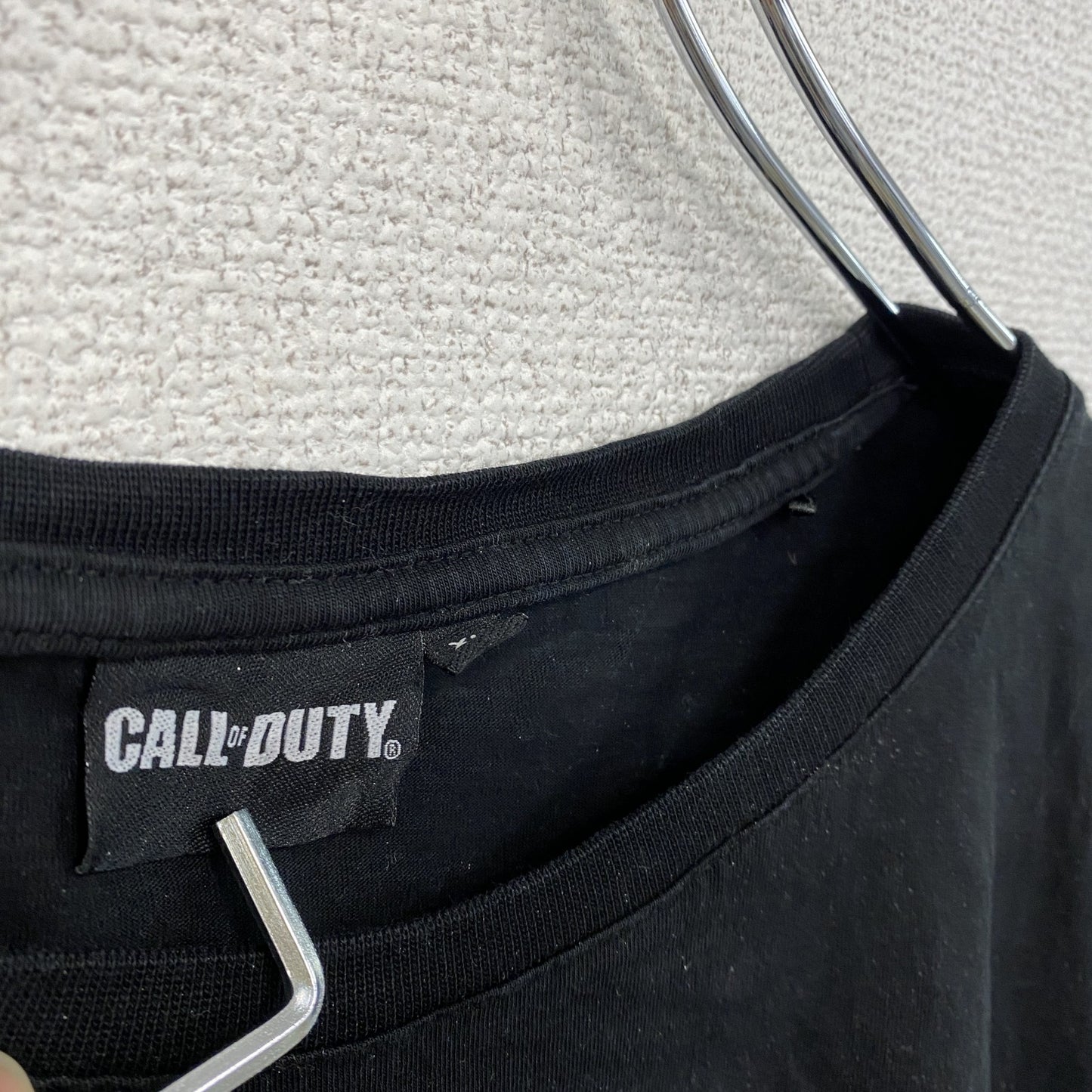 CALL of DUTY　半袖ゲームプリントTシャツ　ゲームT　サバゲー　黒　ブラック　XLサイズ