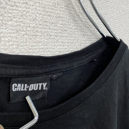 CALL of DUTY　半袖ゲームプリントTシャツ　ゲームT　サバゲー　黒　ブラック　XLサイズ