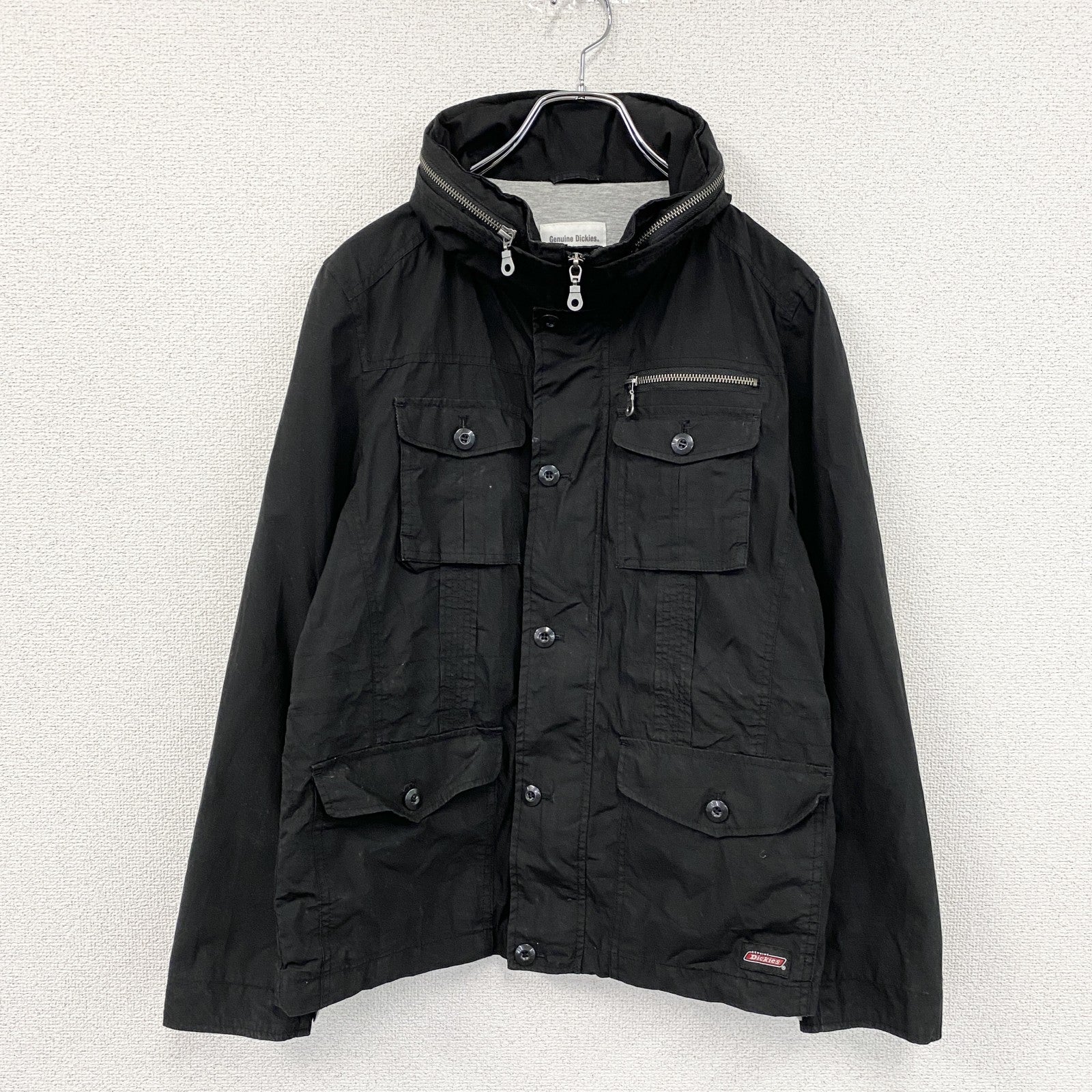 Dickies　ディッキーズ　フルジップジャケット　黒　ブラック　Mサイズ