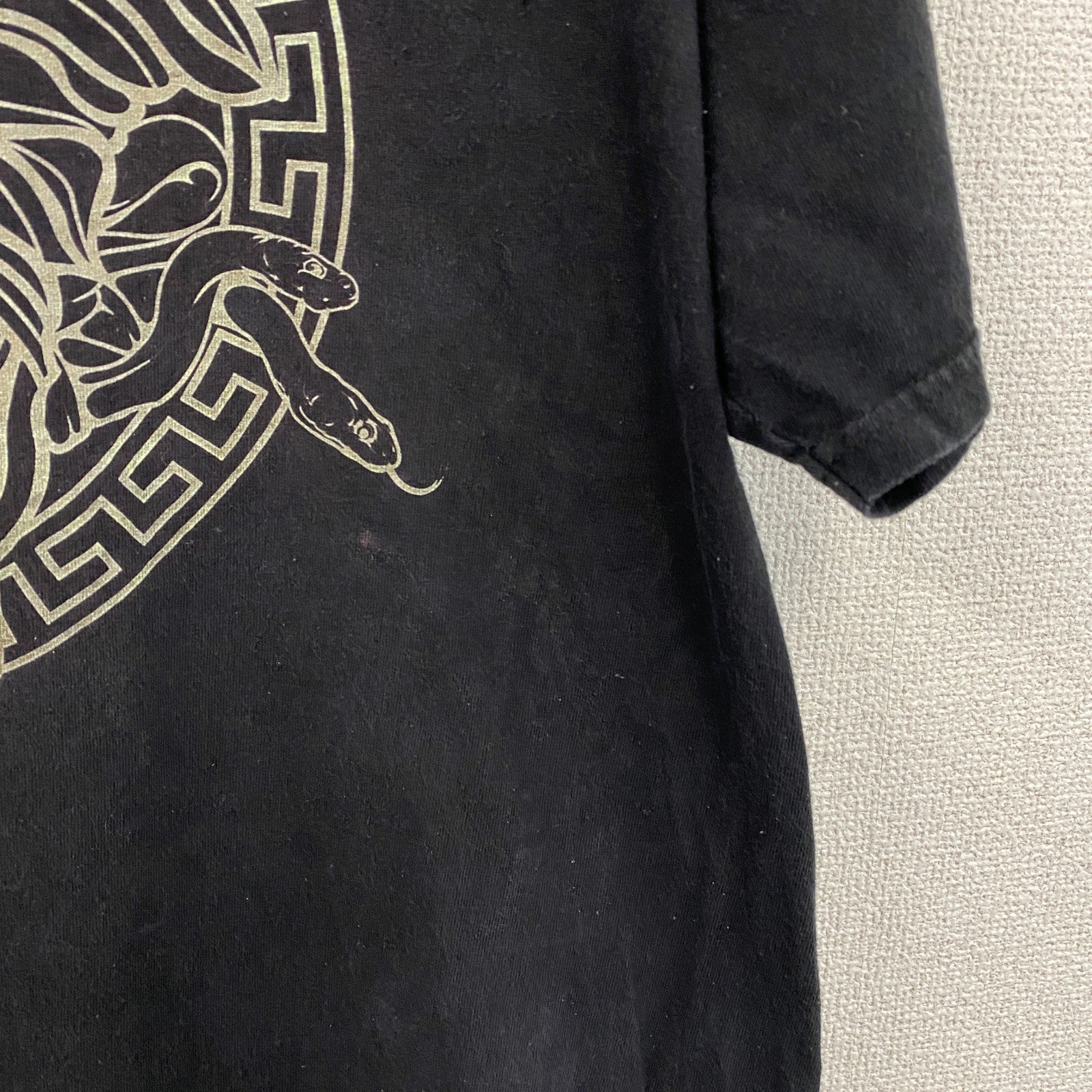 Crooks＆Castles　クルックス＆キャッスルズ　半袖プリントTシャツ　メデゥーサ　黒　ブラック　Lサイズ