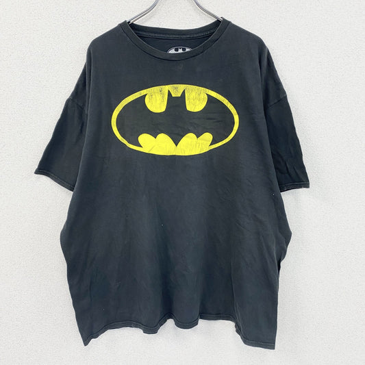 BATMAN　バッドマン　MARVEL　マーベル　半袖プリントTシャツ　黒　ブラック　