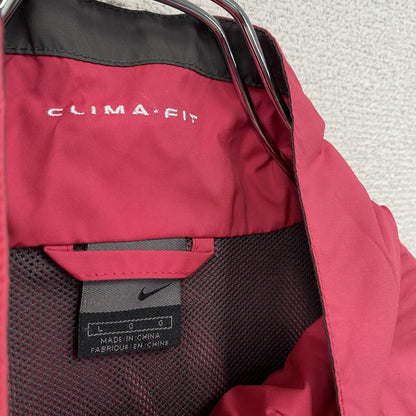 00s　NIKE　ナイキ　CLIMA-FIT　ウインドブレーカー　ヴィンテージ　ショッキングピンク　Lサイズ