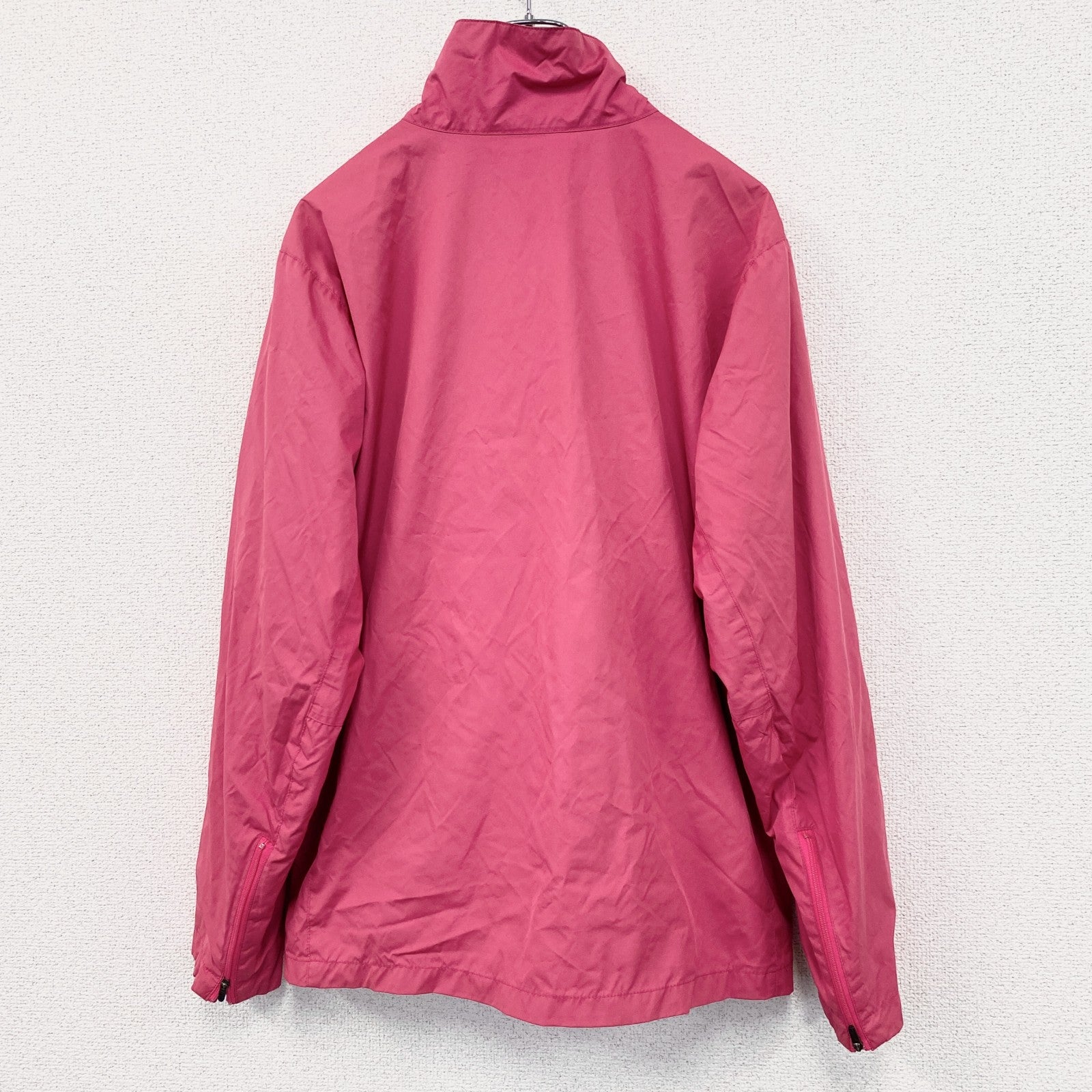 00s　NIKE　ナイキ　CLIMA-FIT　ウインドブレーカー　ヴィンテージ　ショッキングピンク　Lサイズ