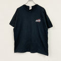 FRUIT OF THE LOOM　半袖企業プリントＴシャツ　コカ・コーラ　黒　ブラック　XLサイズ