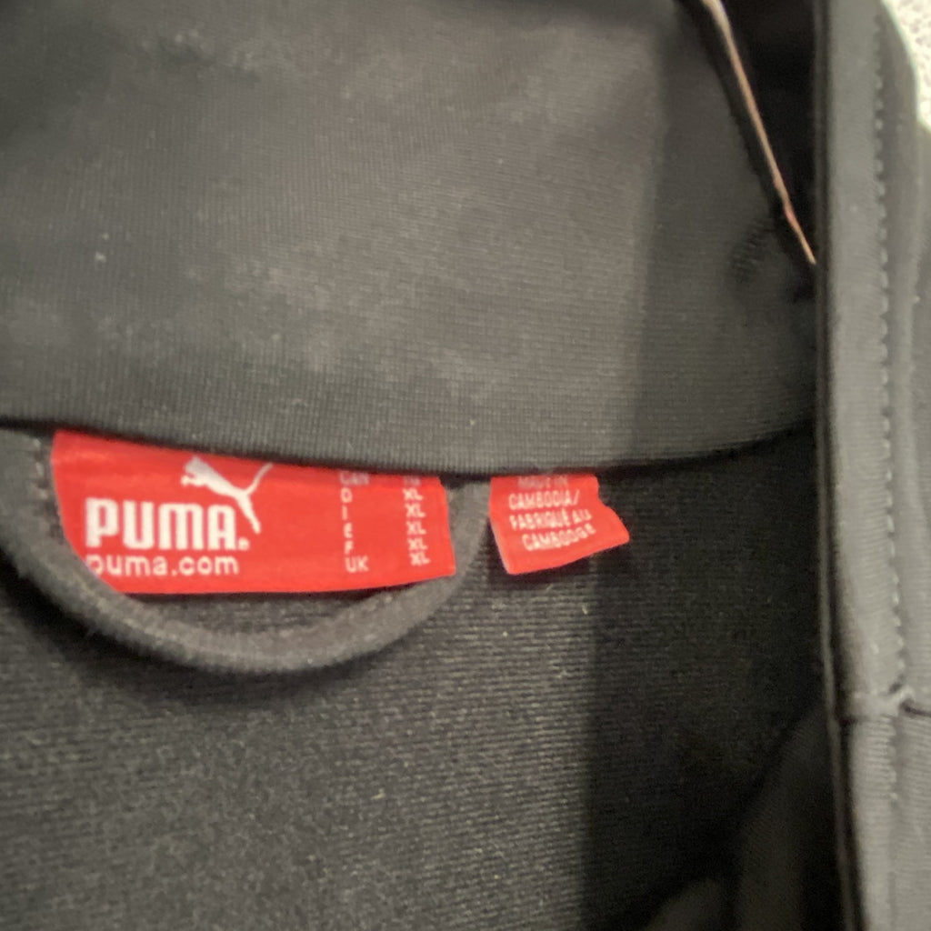 PUMA　プーマ　トラックジャケット/ジャージ　黒　ブラック　XLサイズ
