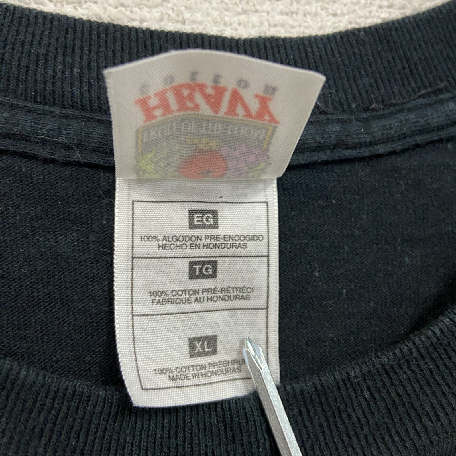 FRUIT OF THE LOOM　半袖企業プリントＴシャツ　コカ・コーラ　黒　ブラック　XLサイズ