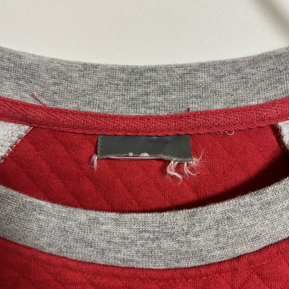 古着 used　NC STATE UNIVERSITY　長袖カレッジプリントスウェット　トレーナー　刺繍　キルティング　レトロ