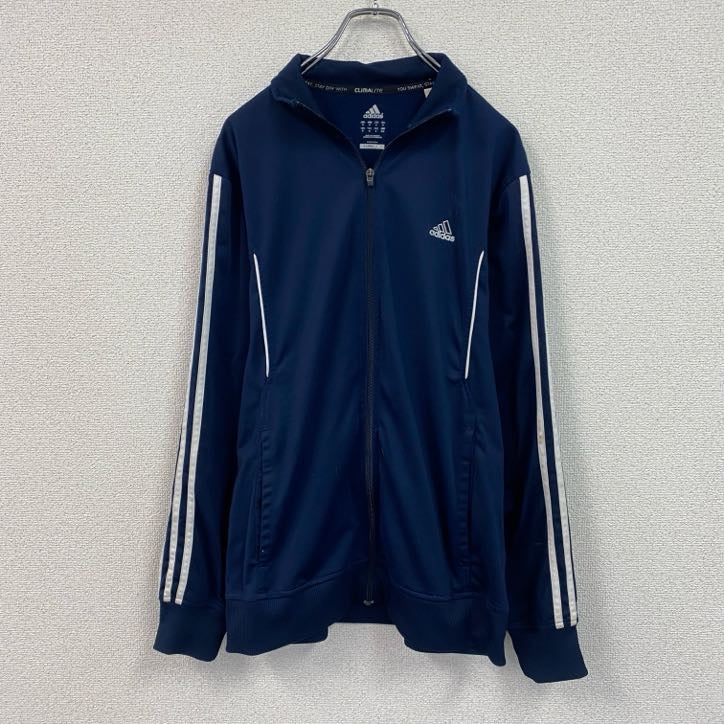 adidas　アディダス　トラックジャケット/ジャージ　紺　ネイビー　Mサイズ