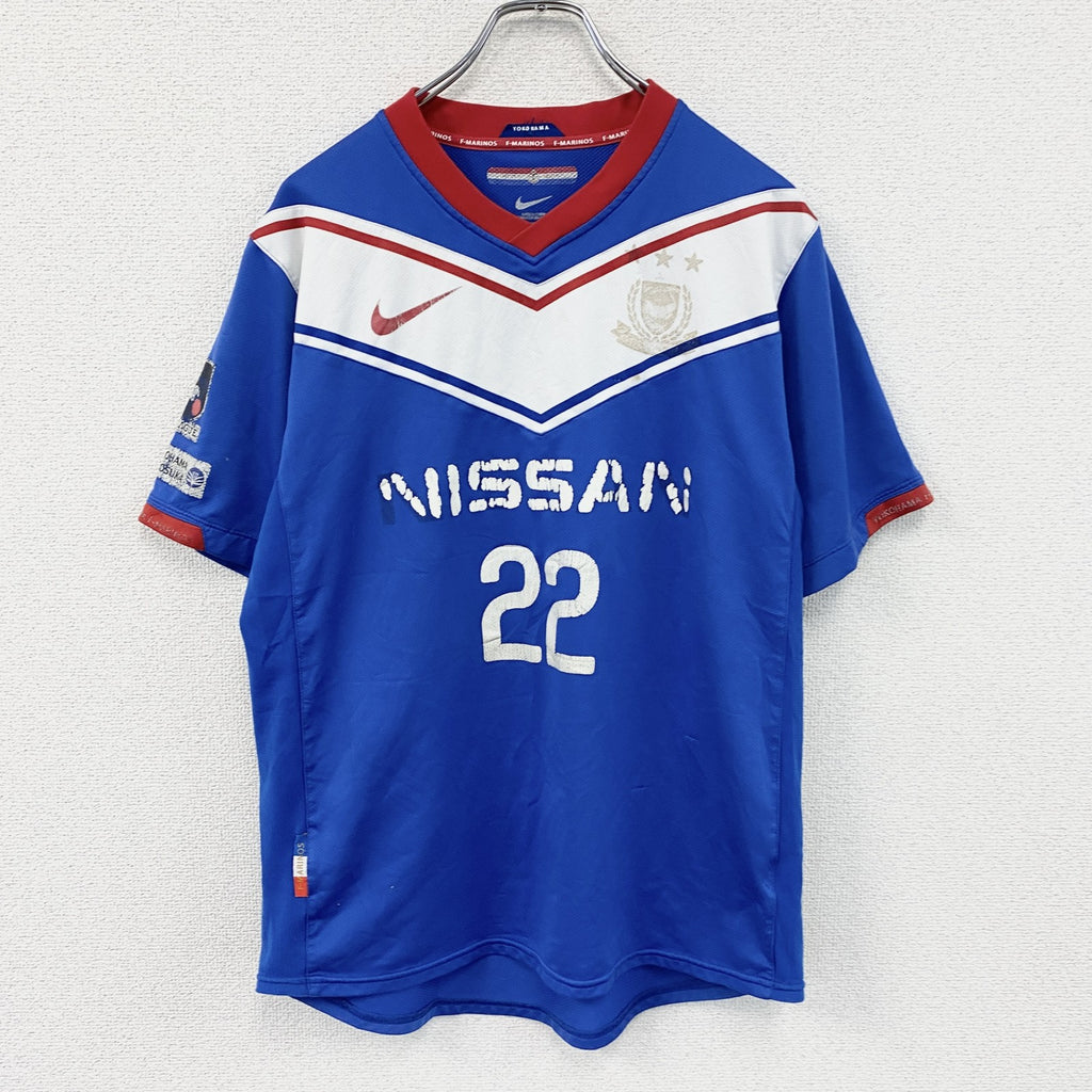 NIKE ナイキ　半袖プリントTシャツ　ユニフォーム　青　ブルー　Lサイズ