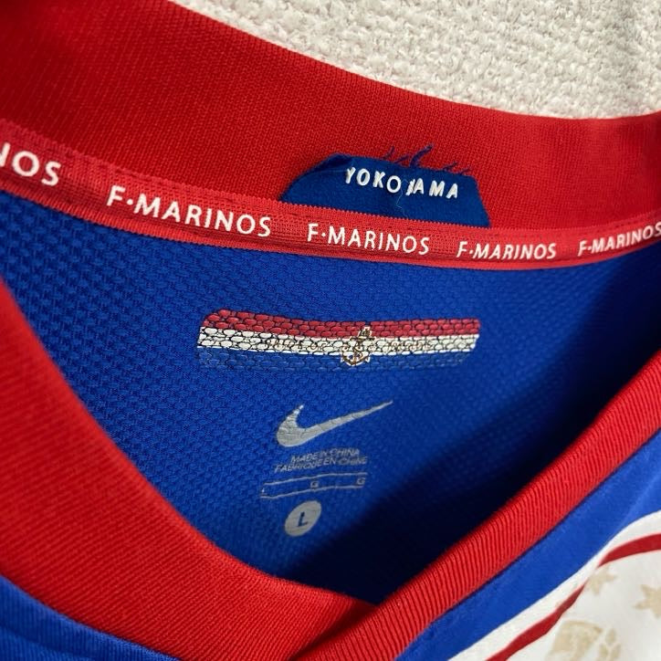 NIKE ナイキ　半袖プリントTシャツ　ユニフォーム　青　ブルー　Lサイズ