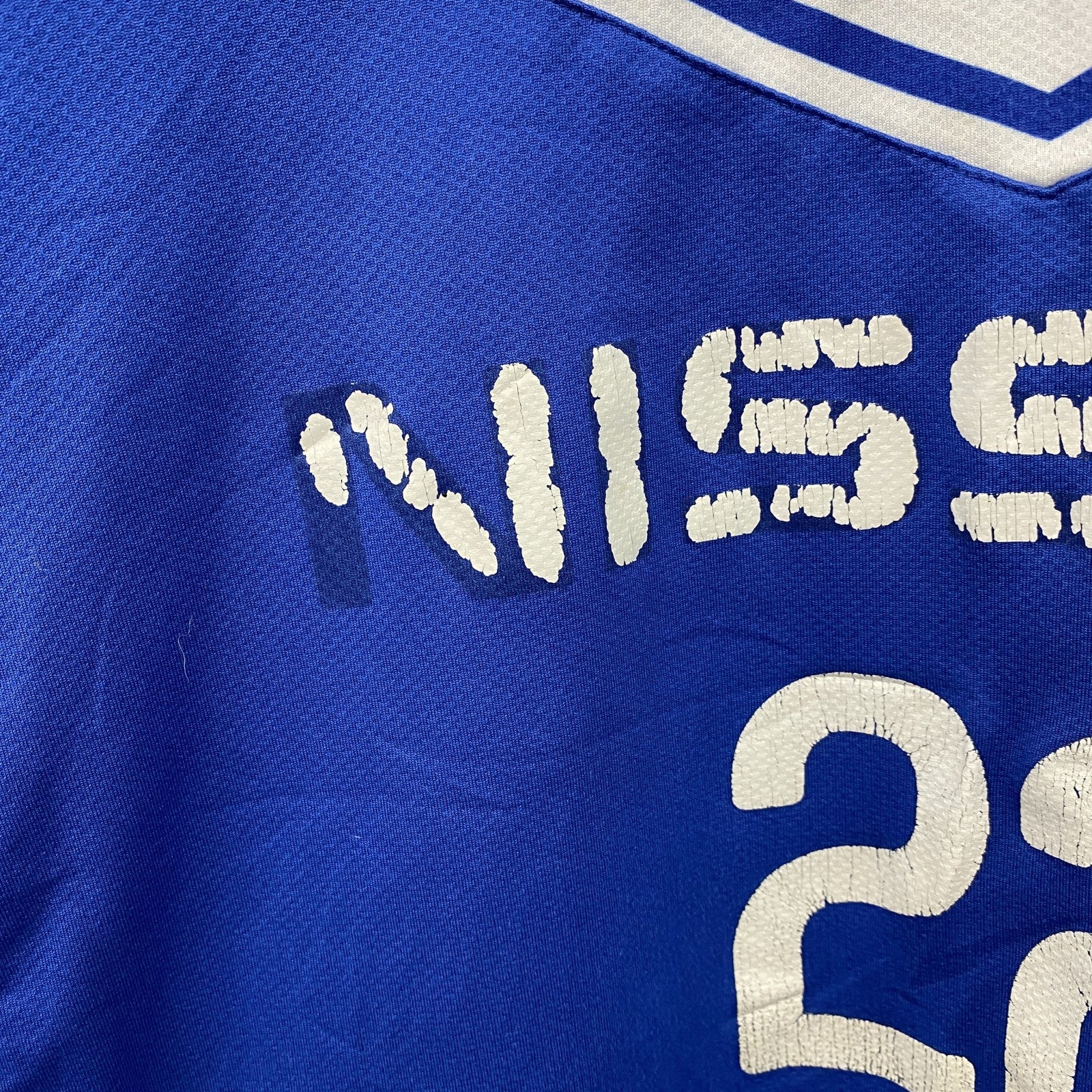 NIKE ナイキ　半袖プリントTシャツ　ユニフォーム　青　ブルー　Lサイズ