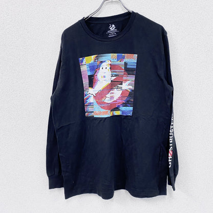 GHOSTBUSTERS　ゴーストバスターズ　長袖Tシャツ/ロンT　ムービーT　黒　ブラック　XLサイズ