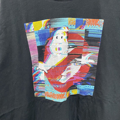 GHOSTBUSTERS　ゴーストバスターズ　長袖Tシャツ/ロンT　ムービーT　黒　ブラック　XLサイズ