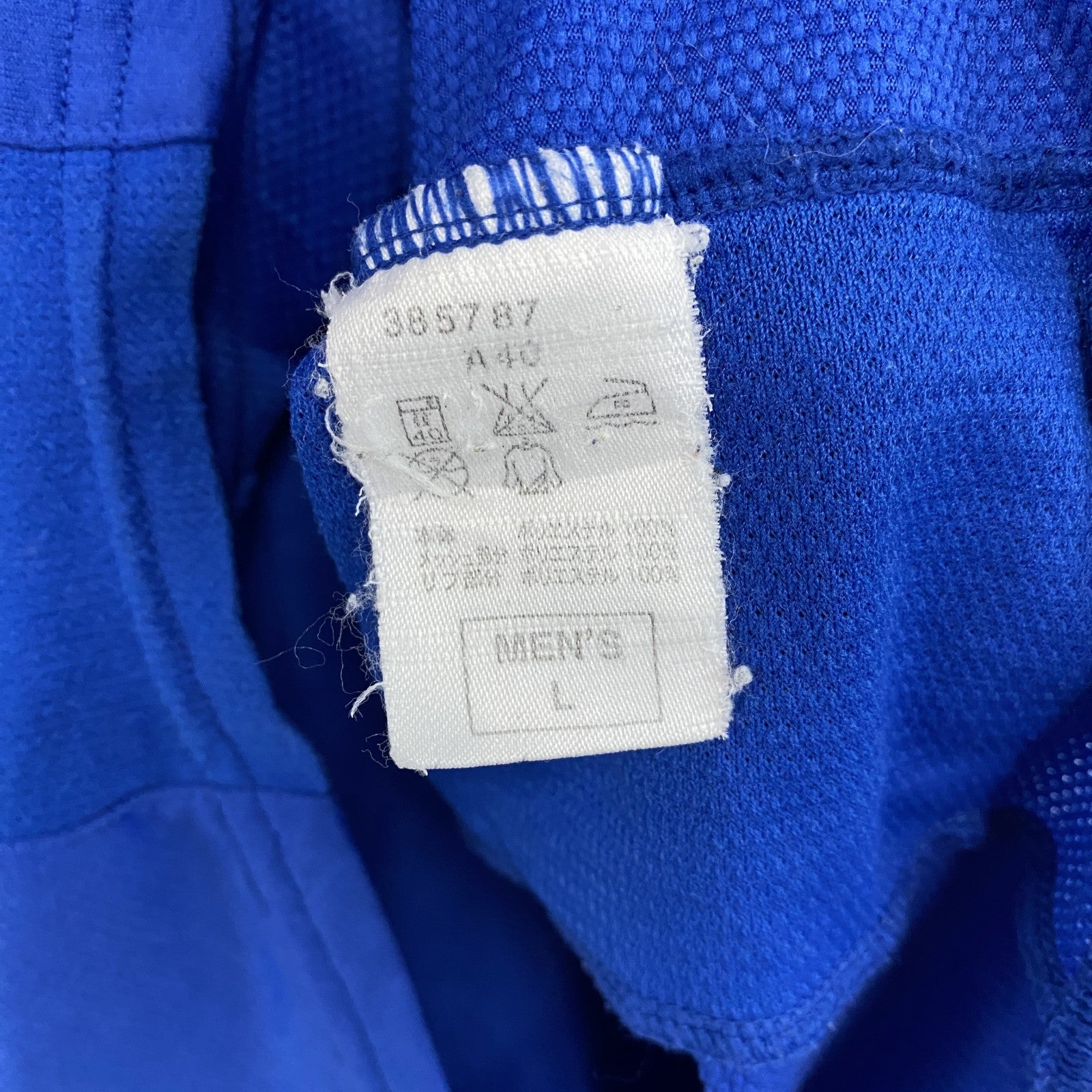 NIKE ナイキ　半袖プリントTシャツ　ユニフォーム　青　ブルー　Lサイズ