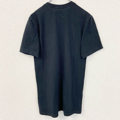 古着 used　NIKE　ナイキ　半袖ロゴプリントTシャツ　胸ポケット　クルーネック　黒　ブラック　春夏服　Sサイズ