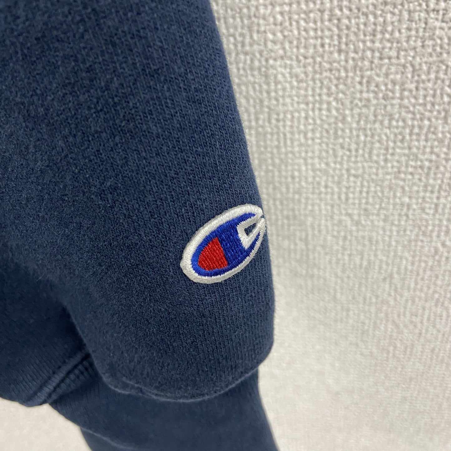 00s　Champion　チャンピオン　プレミアムリバースウィーブ　スウェットパーカー/フーディー　ネイビー　Sサイズ