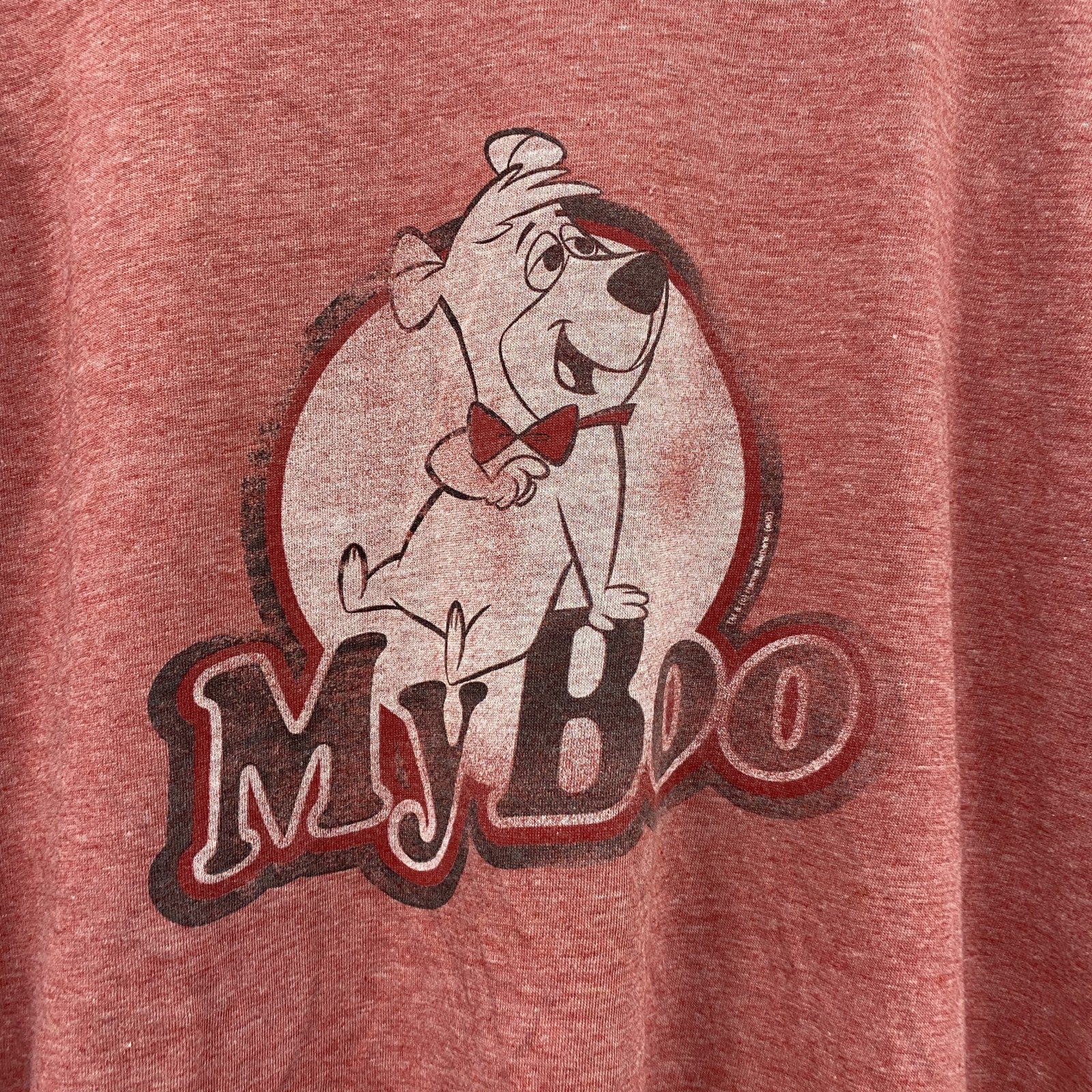 STANDARD AMERICAN　ブーブーベア　半袖プリントリンガーTシャツ　キャラクターT　アニメT　赤　レッド　Mサイズ